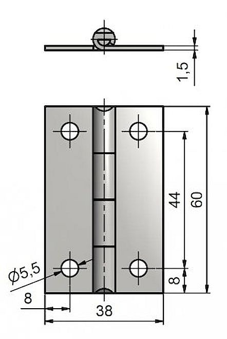 KZ 60 NEREZ 60x38 BEZ PROLISU 8267