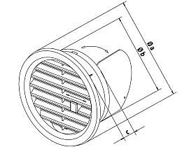 Větrací mřížka průměr 110 mm uzavíratelná bílá