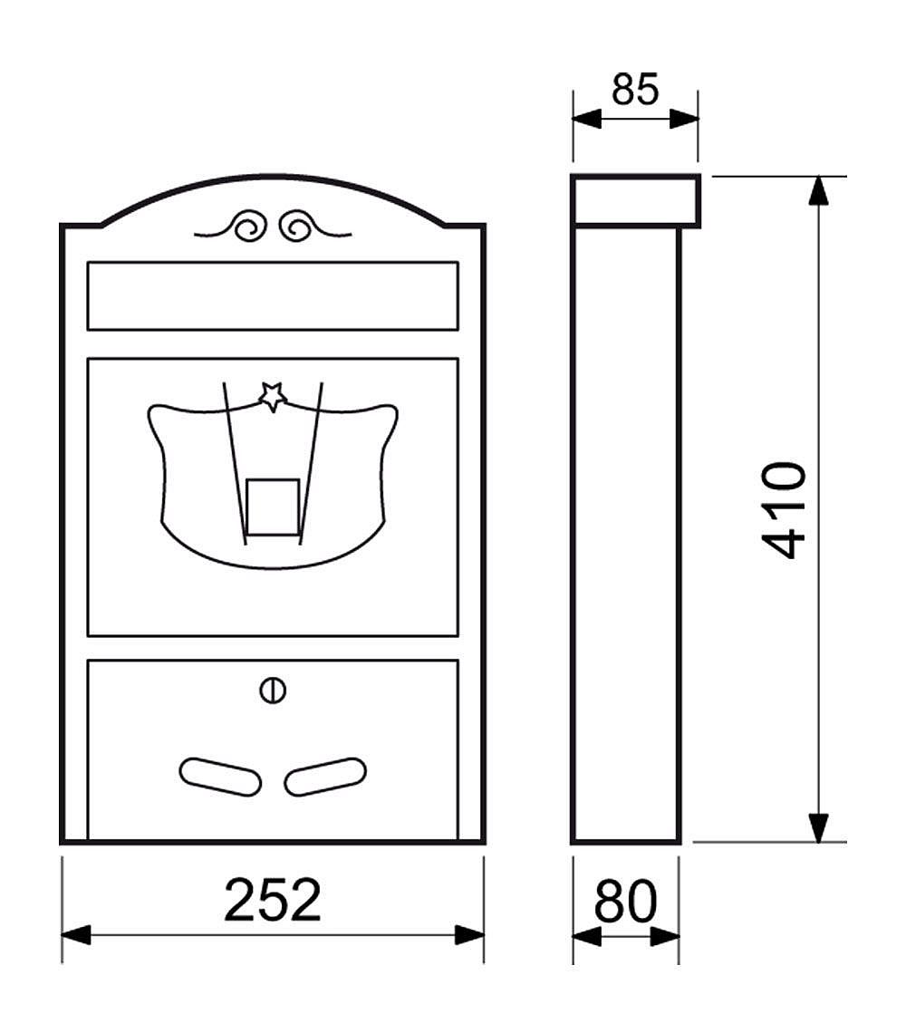 Poštovní schránka BK.301