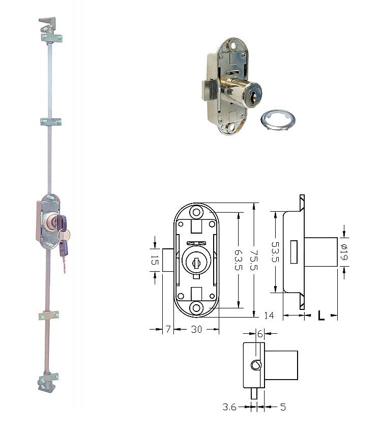 ARMSTRONG 701-22 Ni samostany zamek