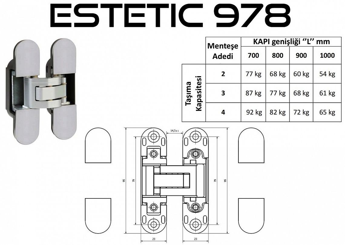 ESTETIC 978 P/L CEMOM nikl