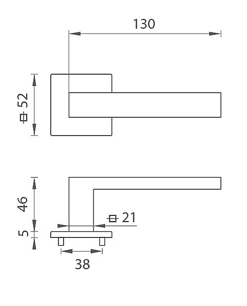 TI - SQUARE - HR 2275Q 5S na rozetách OCS