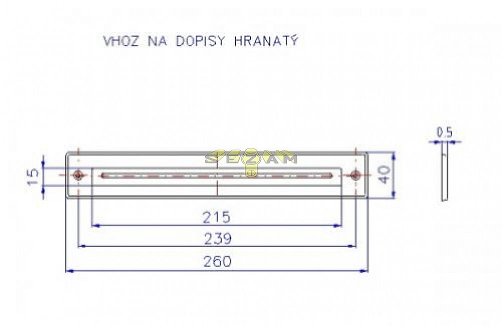 Vhoz na dopisy