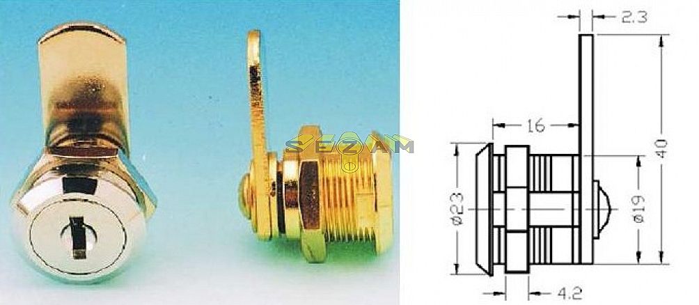 ARMSTRONG 505-16 lamelový zámek