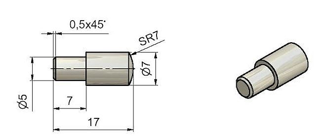 Podpěrka 7/5 Ms 8162