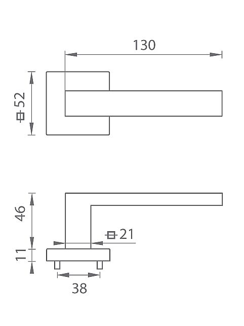 TI - SQUARE - HR 2275Q na rozetách WS