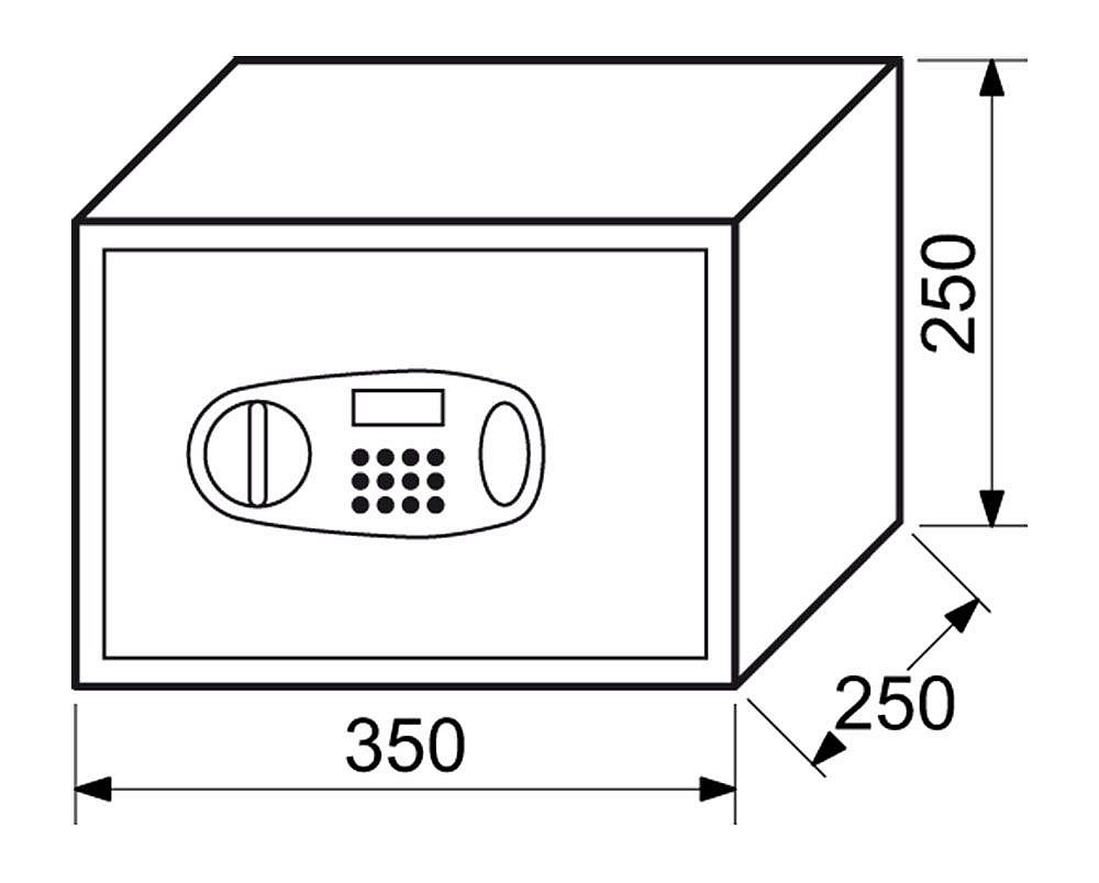 RS.25.LCD sejf kódový