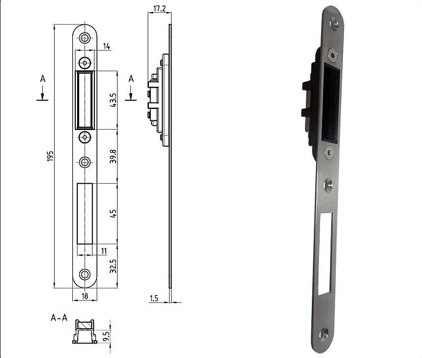 Magnetický zámek řada K 340