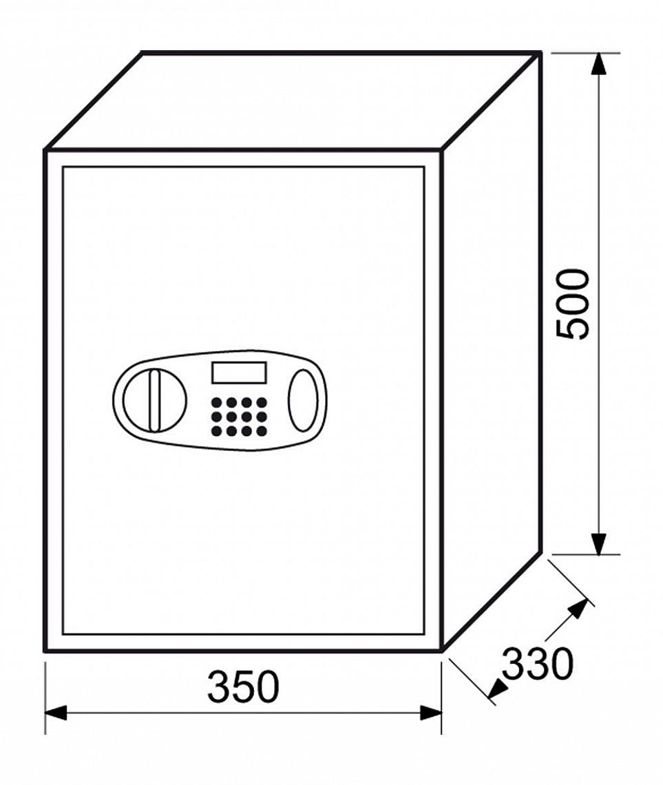 RS.50.LCD sejf kódový