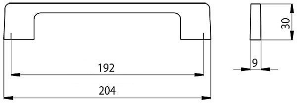 Úchytka 2027 bílá lesk PB1