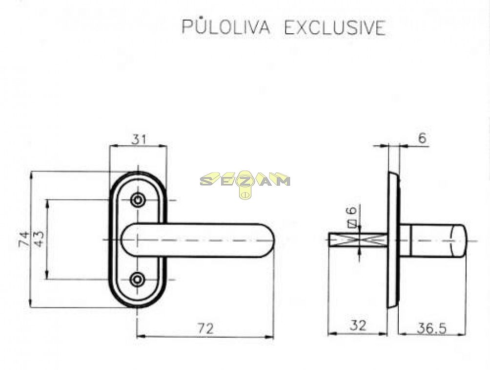 EXCLUSIVE 820 chrom půloliva