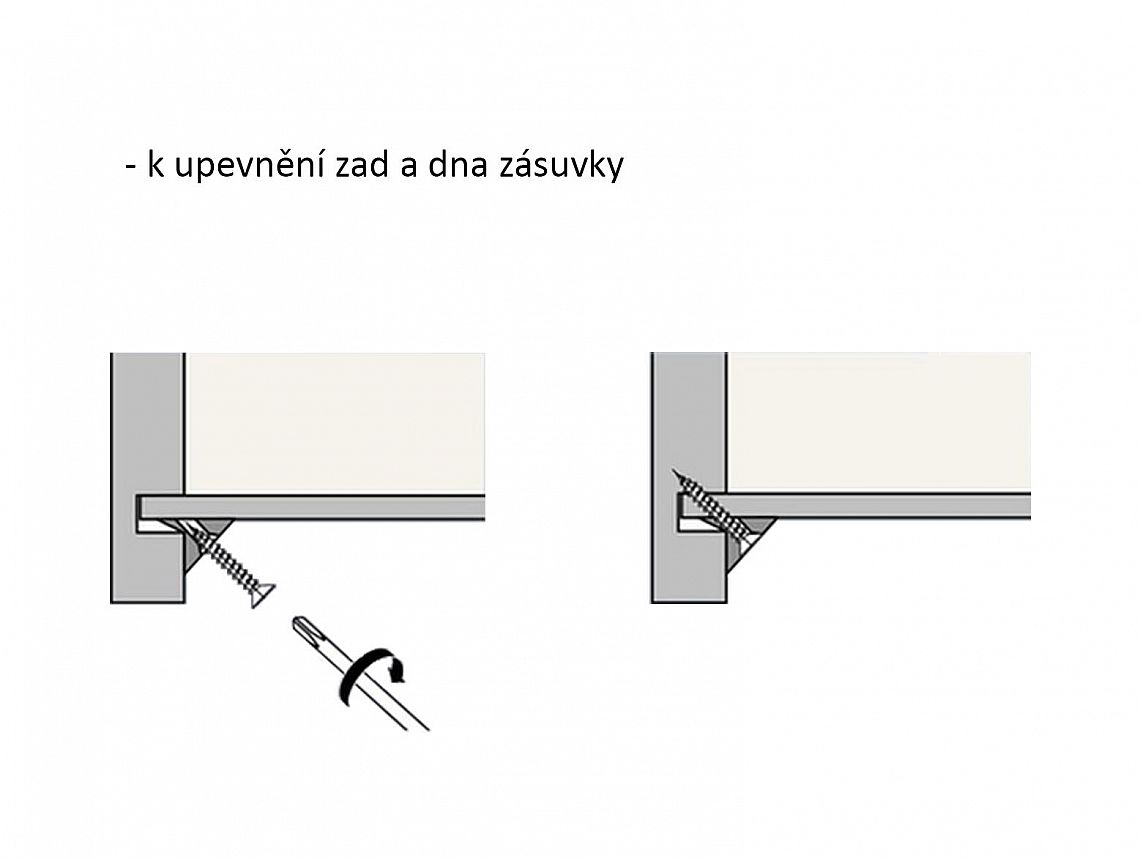 Stabilizátor zad s vrutem 3,5x20