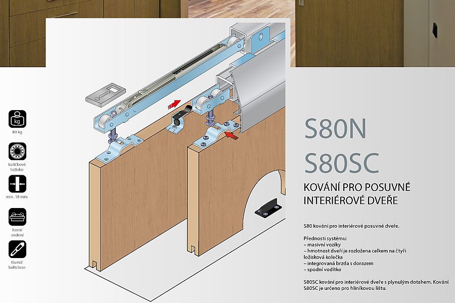 Sada pojezdů pro kování S 40/80/80N