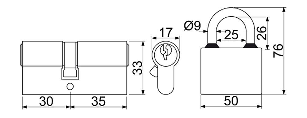 RV.EO.OVAL SET 1+2 1 visák OVAL52+ 2 vložka EP30+35