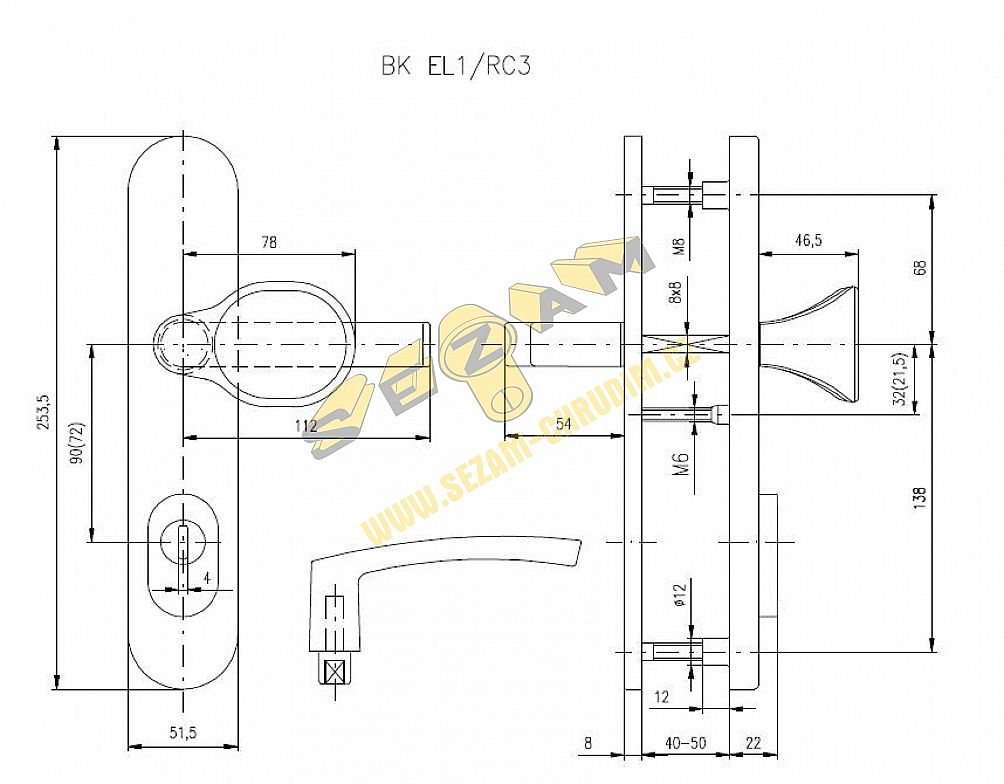 EL1/90 F1 klika-madlo