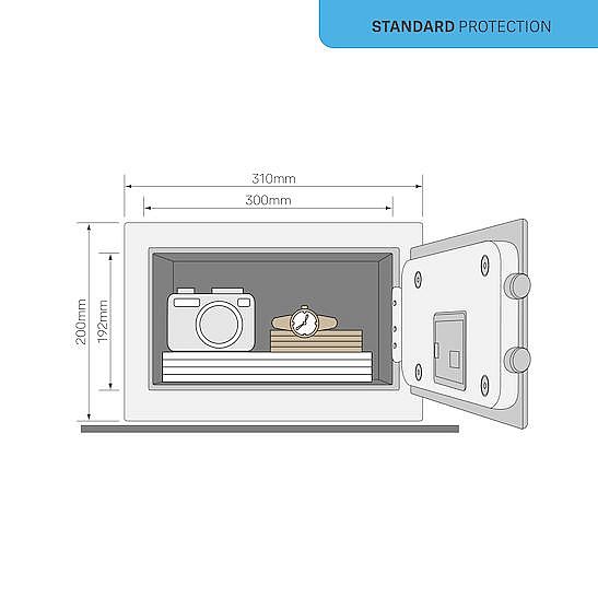 YSV/200/DB2/ yale safe small