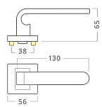 Folos RHR WC 8/6 černá/efekt nerez (KK)