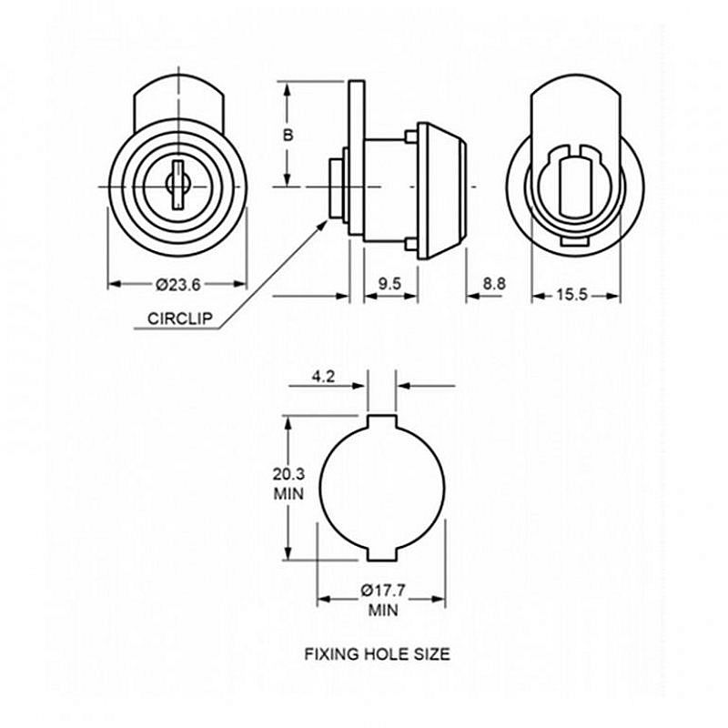 zámek EUROLOCK 4620-0025