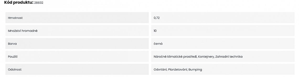 Zámek na popelnice TOKOZ KONTI