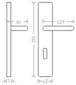 Lara HR klíč 90 F1 (N143I)