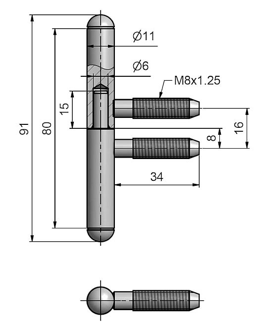 Závěs okenní 11x80 UR25 9120 surový