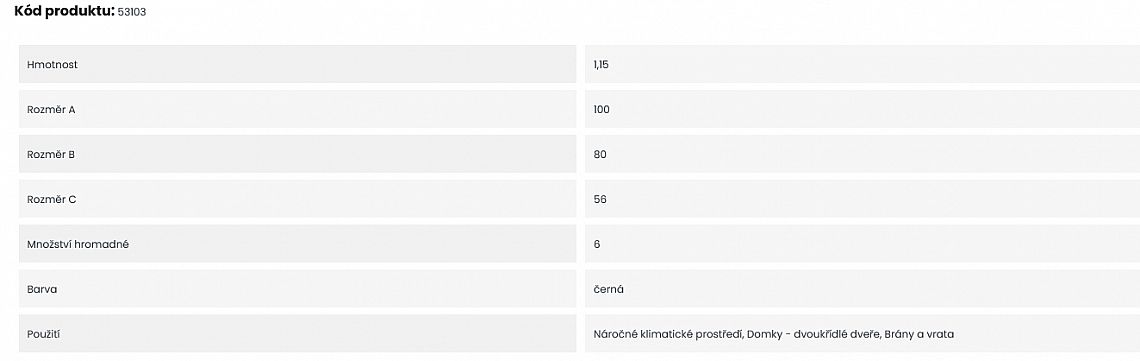 TOKOZ BZ 200 BETA závora