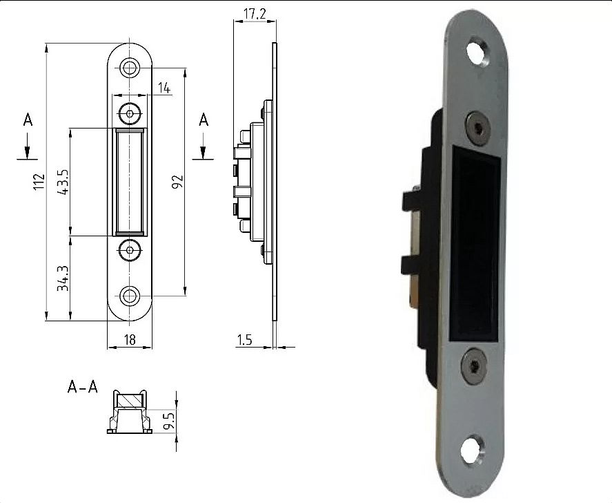 K 040 PL 72/75 mm D45 OK MAGNETICKÝ