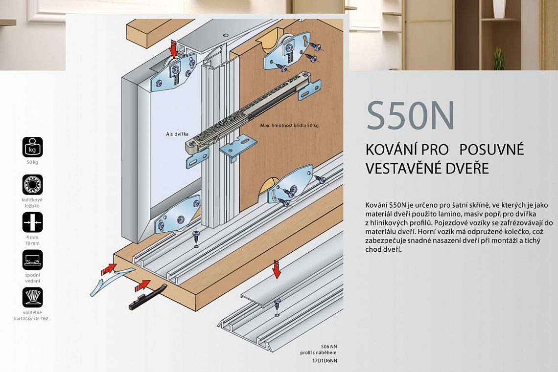 S 50N sada kování