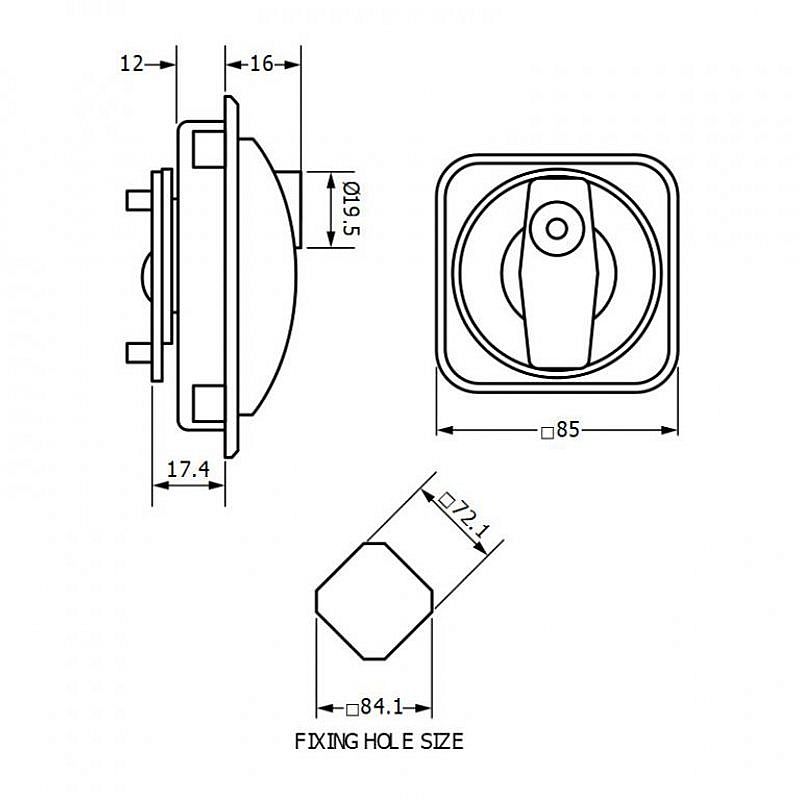 Zámek EUROLOCK C286-0013