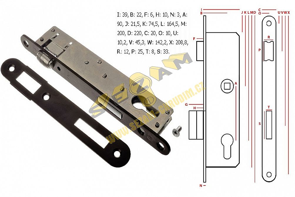 RZB valeckovy Z077 D22/38mm 027016 ZP-SW-215