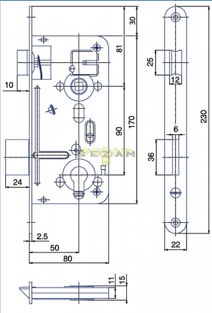 K 102 PL 90/80 D50 VL bezpečnostní