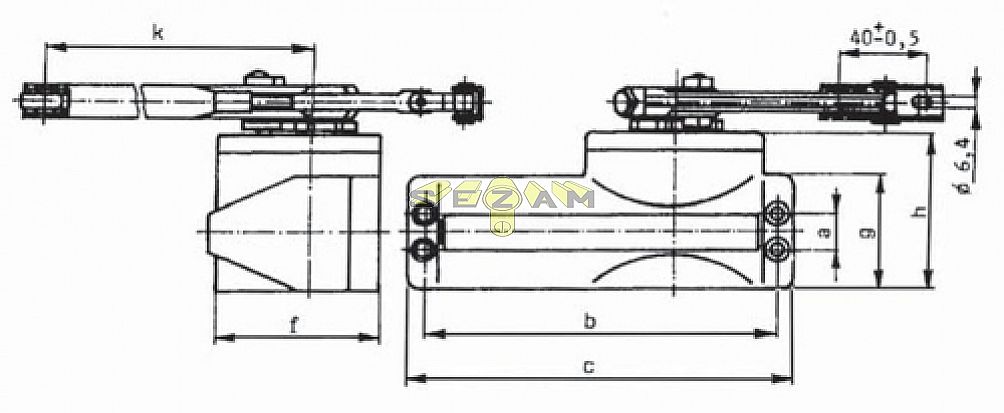 BRANO K204 dveřní zavírač