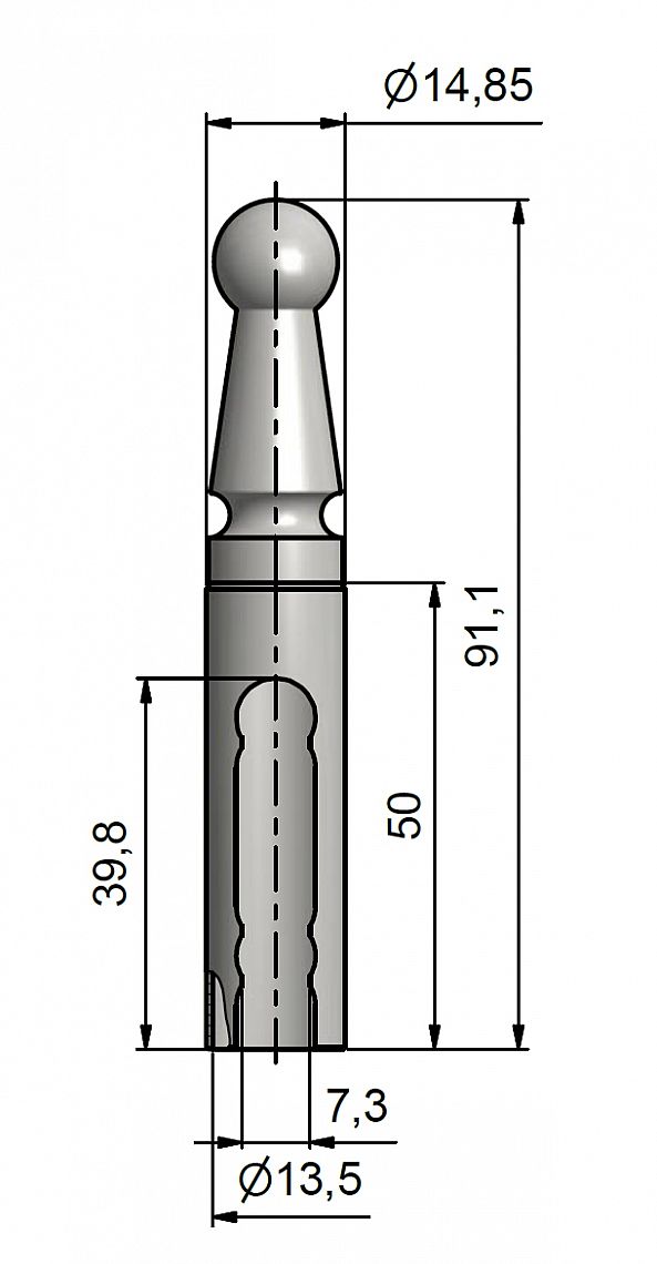 Návlek EXPERT 13.5 UR01 9563 mosazný