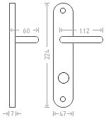 Kampa WC 8/90/6 bronz