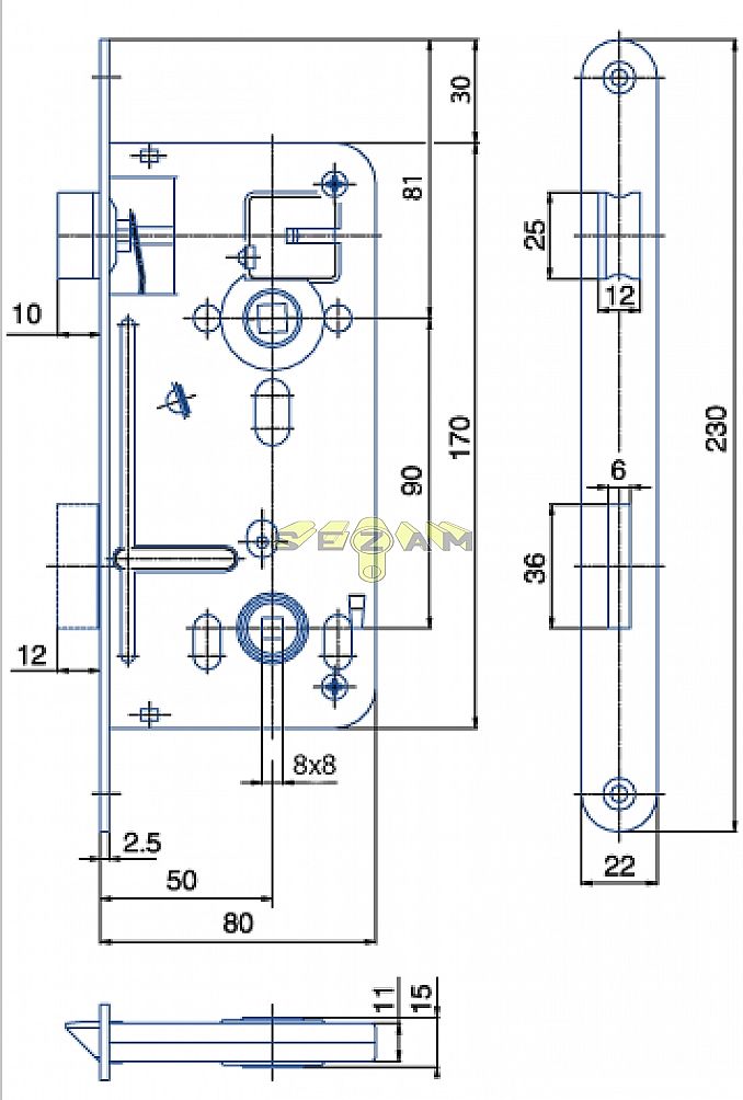 540 PL 90/80 D50 WC