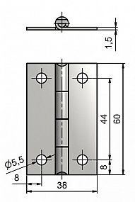 KZ 60 NEREZ 60x38 BEZ PROLISU 8267