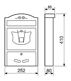 Poštovní schránka BK.301