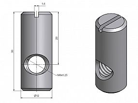 Matice válečková M8-12x30/20 8691