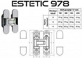 ESTETIC 978 P/L CEMOM nikl