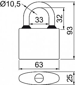 RV.OVAL.38 visák modry 3 kl.