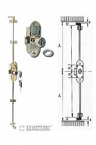 ARMSTRONG 701-22 Ni zámek třícestný