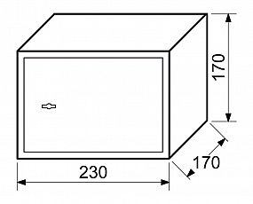 RS.17.K sejf na klíč
