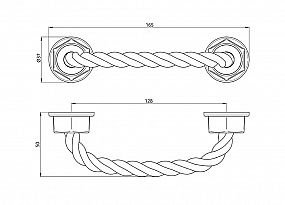 Úchytka SM8279 lano