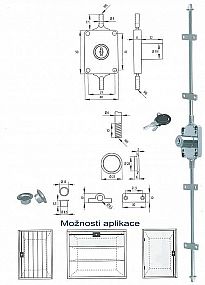 ARMSTRONG 708-22 Ni rozvorový + tyče 036170