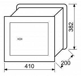 RS.38.SK sejf na klíč do zdi