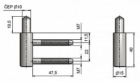 Spodni dil TRIO 15 SD 22/M7 6929