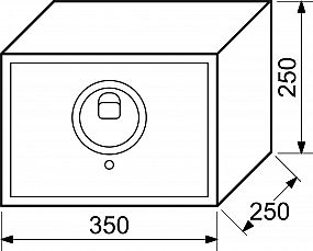 RS.25R.FIN sejf na otisk prstu