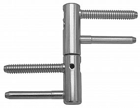 TRIO 15 BZ dveřní  závěs seřizovací 9686 se zajištěním