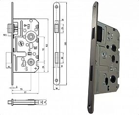 K 040 PL 72/75 mm D45 OK MAGNETICKÝ