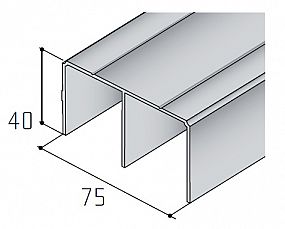 S05 profil horní - délka 2,5 m